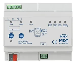 Τροφοδοτικό BUS με διαγνωστική λειτουργία 1280 mA