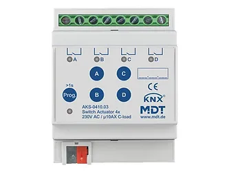AKS Switch Actuator 4-fold 10A