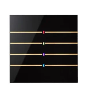 QUBIK Glass Διακόπτης πολλαπλών λειτουργιών KNX