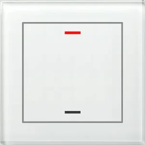 Glass Push-button II Lite 1-fold RGW