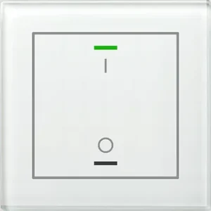 Glass Push-button II Lite 1-fold RGW Αισθητήρας Θερμοκρασίας