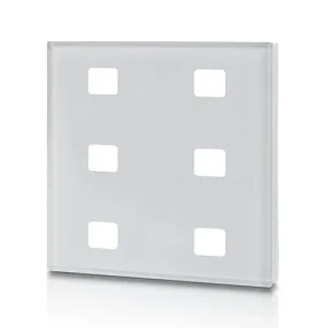 Ultra SlIm KNX Glass Touch Panel 6 Εντολών