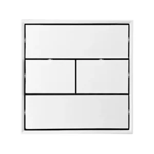 KNX Push Button and HVAC - 4 Gang