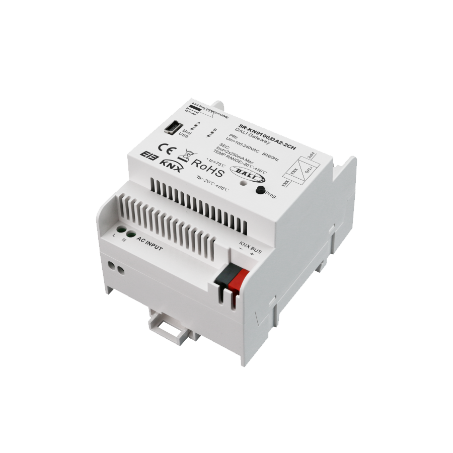 KNX to 2 channel DALI Gateway