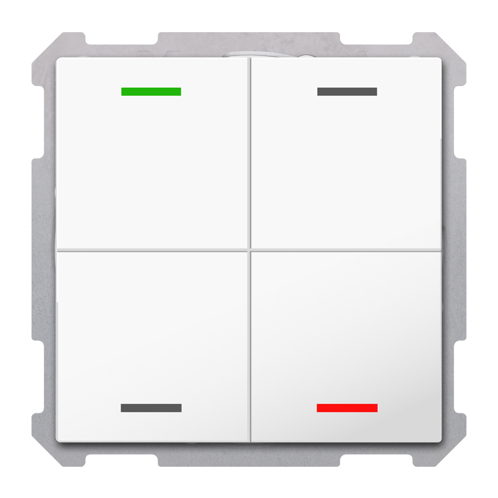 Push Button Lite 63 4-Fold RGBW, με αισθητήρα θερμοκρασίας