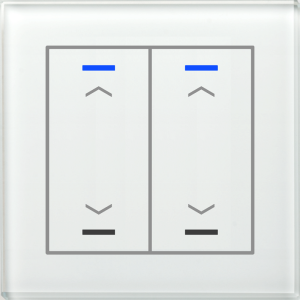 Glass Push Button II Lite 2-Fold, RGBW Ρολά