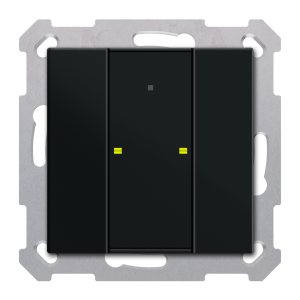 Push Button Plus 55 2-Fold, Black matt finish