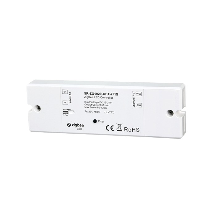 Zigbee CCT LED Dimmer SR-ZG1029-CCT-2PIN