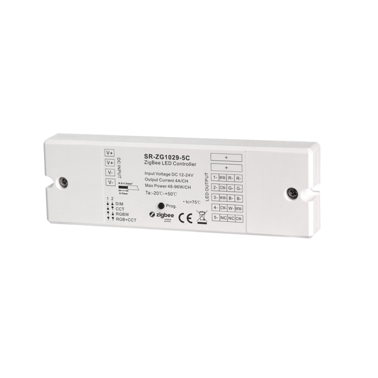 Ελεγκτής LED Zigbee σταθερής τάσης DIM CCT RGBW RGB+CCT