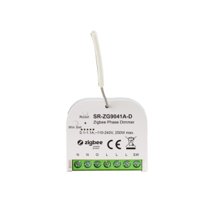 Zigbee Ultra Mini AC Triac Ρυθμιστής Φάσης Μονοφασικού Καλωδίου με Μέτρηση Ισχύος SR-ZG9041A-D