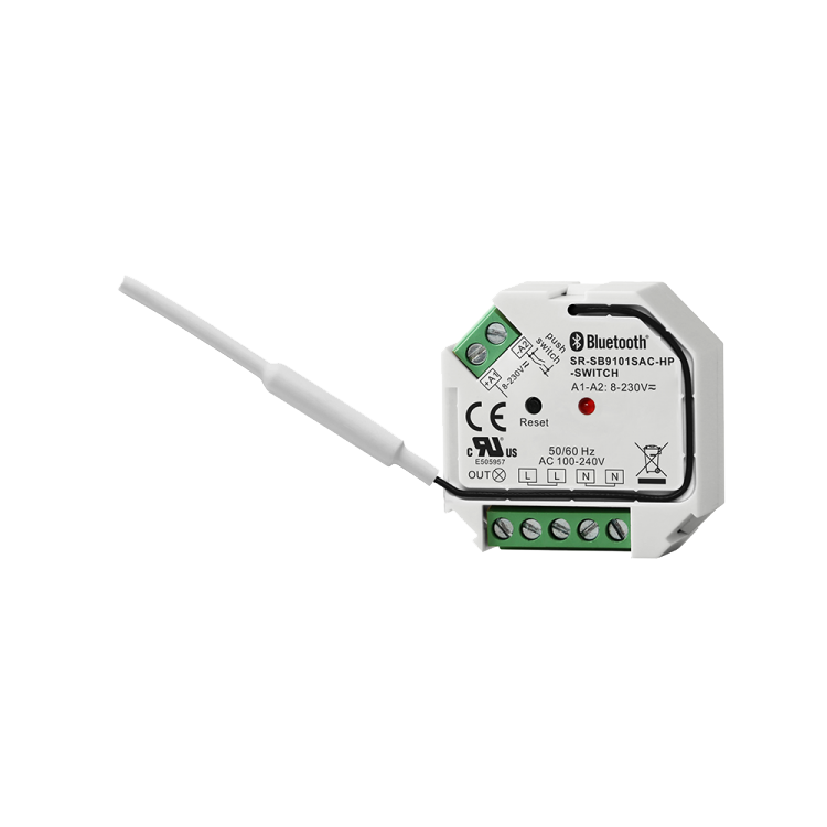 RF+ Bluetooth Εντοιχιζόμενος Ρυθμιστής φάσης SR-SB9101SAC-HP-SWITCH