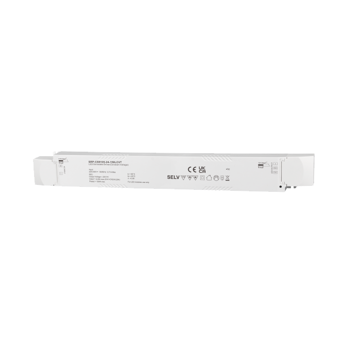 Οδηγός 150W 24VDC 2 καναλιών σταθερής τάσης Casambi με δυνατότητα ρύθμισης φωτεινότητας LED