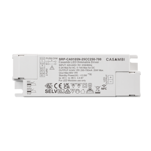 Πρόγραμμα οδήγησης LED Casambi 25W 1 καναλιού με δυνατότητα NFC (σταθερό ρεύμα)