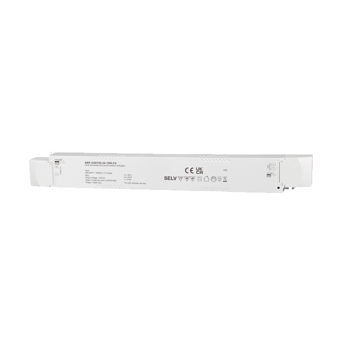 Οδηγός 150W 24VDC 1 καναλιού σταθερής τάσης Casambi με δυνατότητα ρύθμισης φωτεινότητας LED