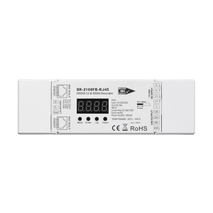 Ελεγκτής Σταθερής τάσης 4 καναλιών DMX & RDM με λειτουργίες Master & Decoder