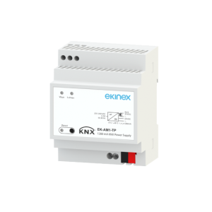Ekinex Τροφοδοτικό KNX Bus 1280 mA με βοηθητική έξοδο 30 V DC