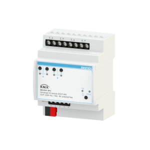 Ekinex ÆVO KNX Universal I/O – 4 Έξοδοι Ρελέ 16 A και 4 Αναλογικές/Ψηφιακές Είσοδοι