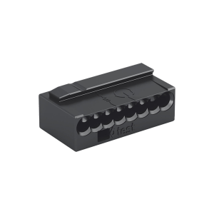 Κλέμμα Διακλάδωσης MICRO PUSH WIRE® 8 Αγωγών, Σκούρο Γκρί, για Κουτιά Διακλάδωσης