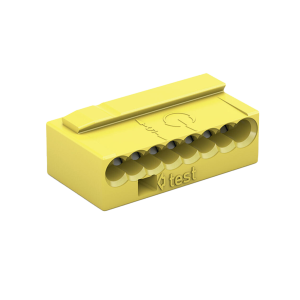 Κλέμμα Διακλάδωσης MICRO PUSH WIRE® 8 Αγωγών, Κίτρινη, για Κουτιά Διακλάδωσης