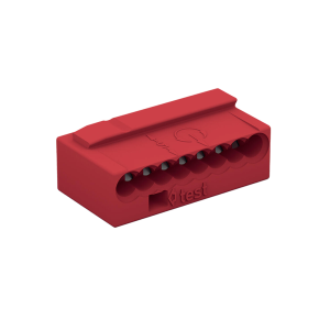 Κλέμμα Διακλάδωσης MICRO PUSH WIRE® 8 Αγωγών, Κόκκινη, για Κουτιά Διακλάδωσης