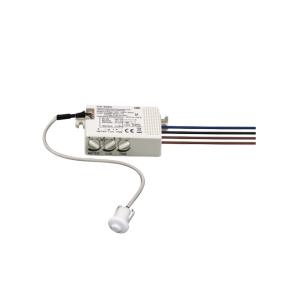 Mini PIR Αισθητήρας Κίνησης 360° Ø5m, Dry Contact 5A, LED 100W, IP44