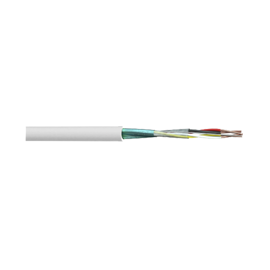 Πιστοποιημένο Καλώδιο KNX 2×2×0,8 mm LSHF Λευκό, Θωρακισμένο, CPR Eca