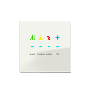 KNX Χειριστήριο Εσωτερικού Δωματίου με RGB LEDs, Αισθητήρα Θερμοκρασίας
