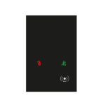 KNX Secure Κάθετο Γυάλινο DND/MUR με RFID 13,56 MHz Reader / Card Holder Mode & Proximity Sensor