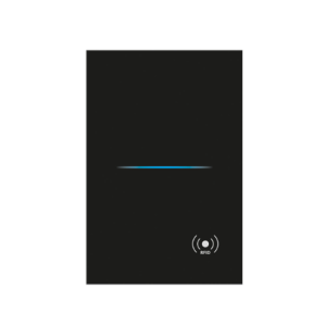 KNX Secure Γυάλινη Κάθετη Συσκευή Πρόσβασης με RFID 13,56 MHz , Reader / Card Holder Mode & Proximity Sensor