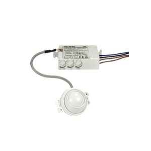 Compact PIR Sensor Module για Φωτιστικά, Περιστρεφόμενος Φακός 360°, Dry Contact 5A, IP44