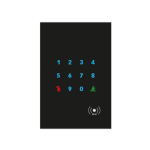 KNX Secure Γυάλινο Κάθετο Πληκτρολόγιο Ελέγχου Πρόσβασης με RFID 13,56 MHz, Proximity Sensor & DND/MUR