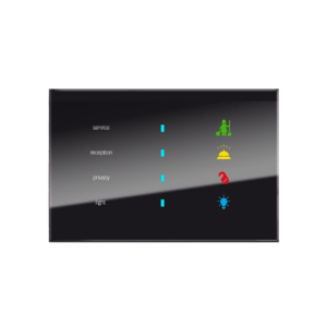 KNX Χειριστήριο Εσωτερικού Δωματίου με RGB LEDs, Αισθητήρα Θερμοκρασίας