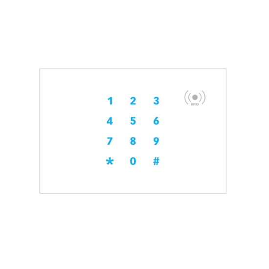 KNX Secure Γυάλινο Οριζόντιο Πληκτρολόγιο Ελέγχου Πρόσβασης με RFID 13,56 MHz & Proximity Sensor - Image 2