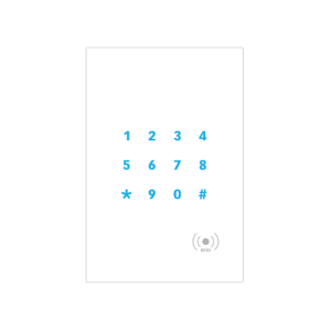KNX Secure Γυάλινο Κάθετο Πληκτρολόγιο Ελέγχου Πρόσβασης τύπου με RFID 13,56 MHz & Proximity Sensor