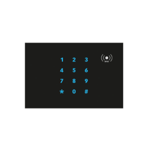 KNX Secure Γυάλινο Οριζόντιο Πληκτρολόγιο Ελέγχου Πρόσβασης με RFID 13,56 MHz & Proximity Sensor