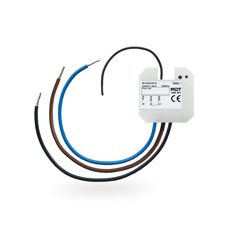 MDT KNX RF+ Switch Actuator – Ασύρματος Χωνευτός Ενεργοποιητής 1/2 Καναλιών 10A - Image 2
